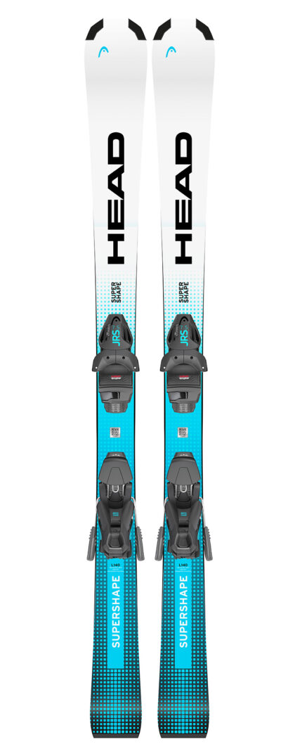 Горные лыжи с креплениями HEAD Supershape JRS+JRS 7.5 GW CA White/Speed Blue