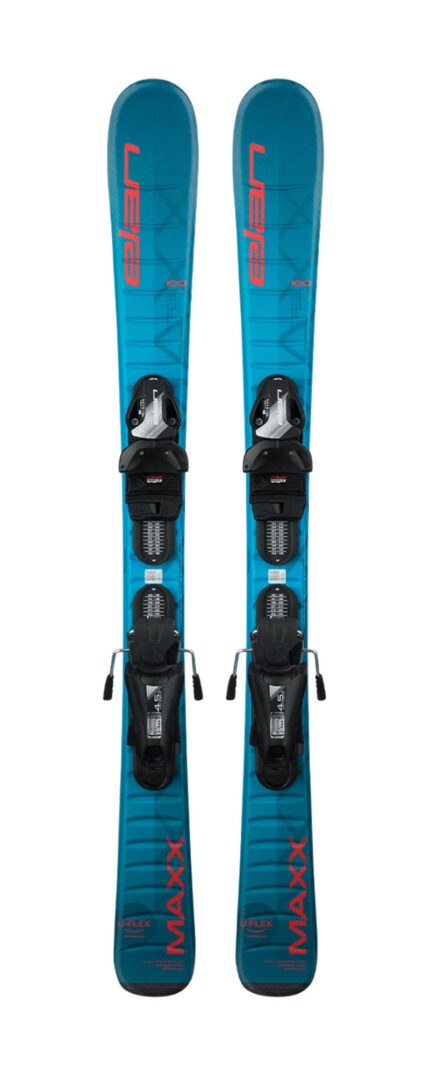 Горные лыжи с креплениями ELAN Maxx + EL 7.5 Junior Blue